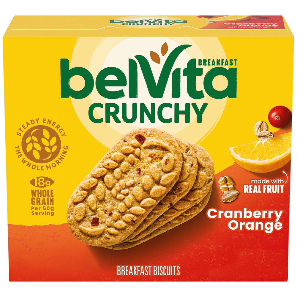 belVita Cranberry Orange Breakfast Biscuits, 5 pk
