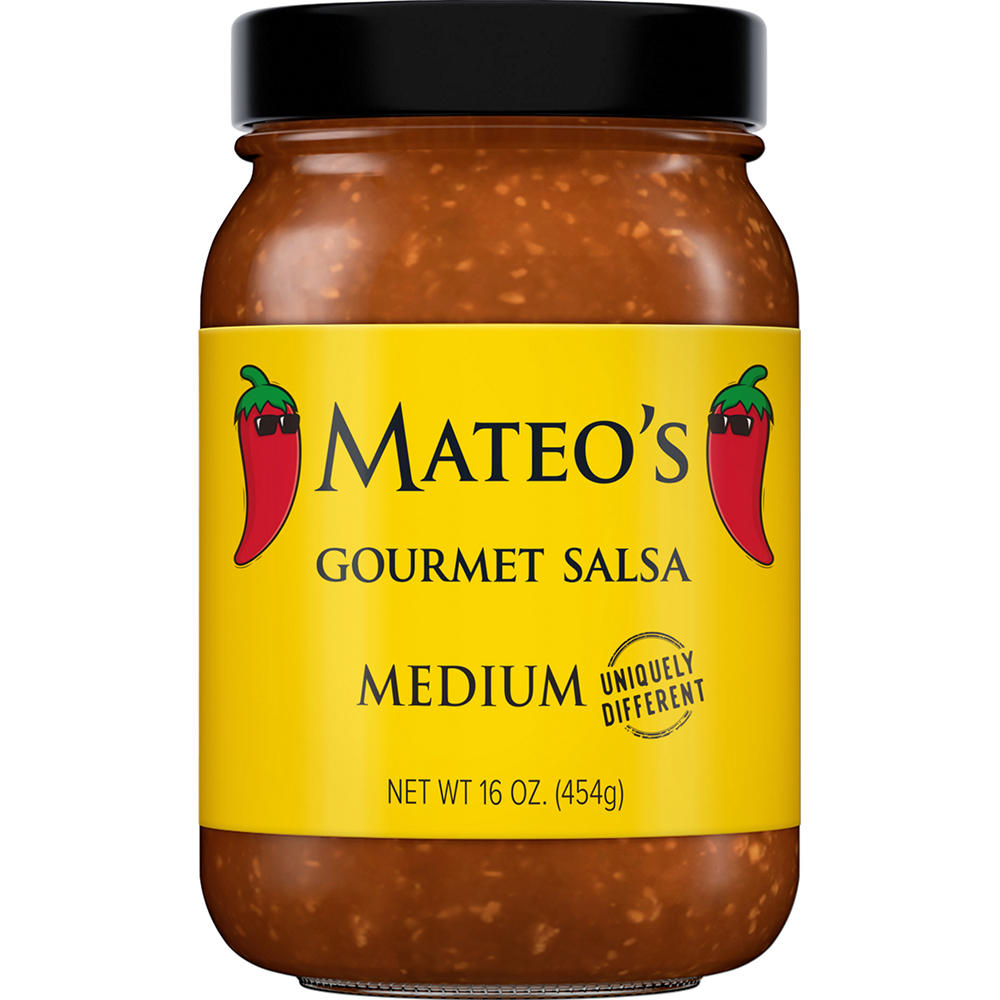 Mateo's Medium Gourmet Salsa, 16 oz