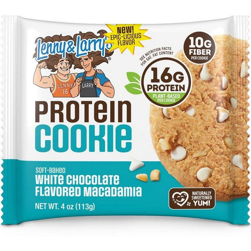 Lenny & Larry's The Complete Cookie - 16g Protein White Chocolaty Macadamia, 4 oz