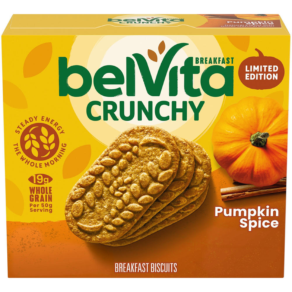 belVita Pumpkin Spice Breakfast Biscuits, 5 pk