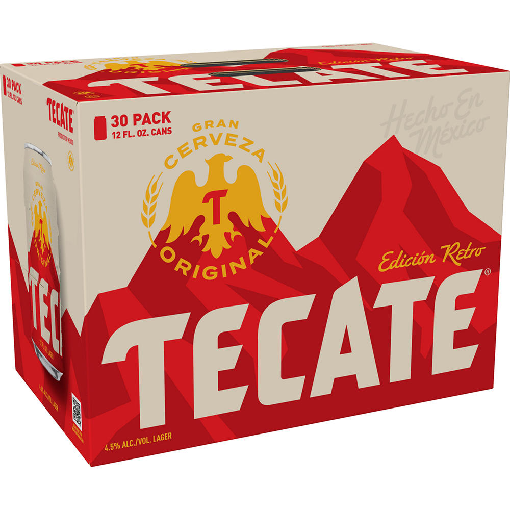 Tecate Beer 30 pk Cans, 12 oz
