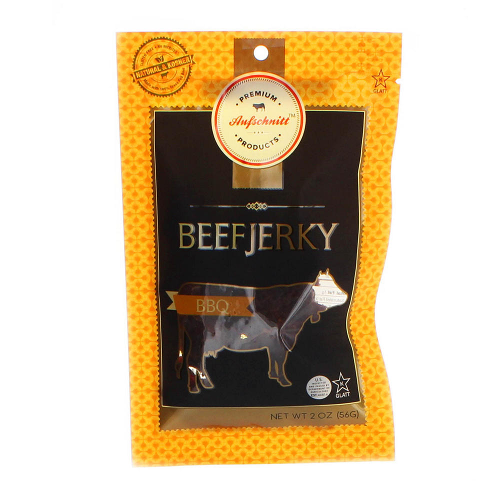 Aufschnitt Kosher BBQ Beef Jerky, 2 oz