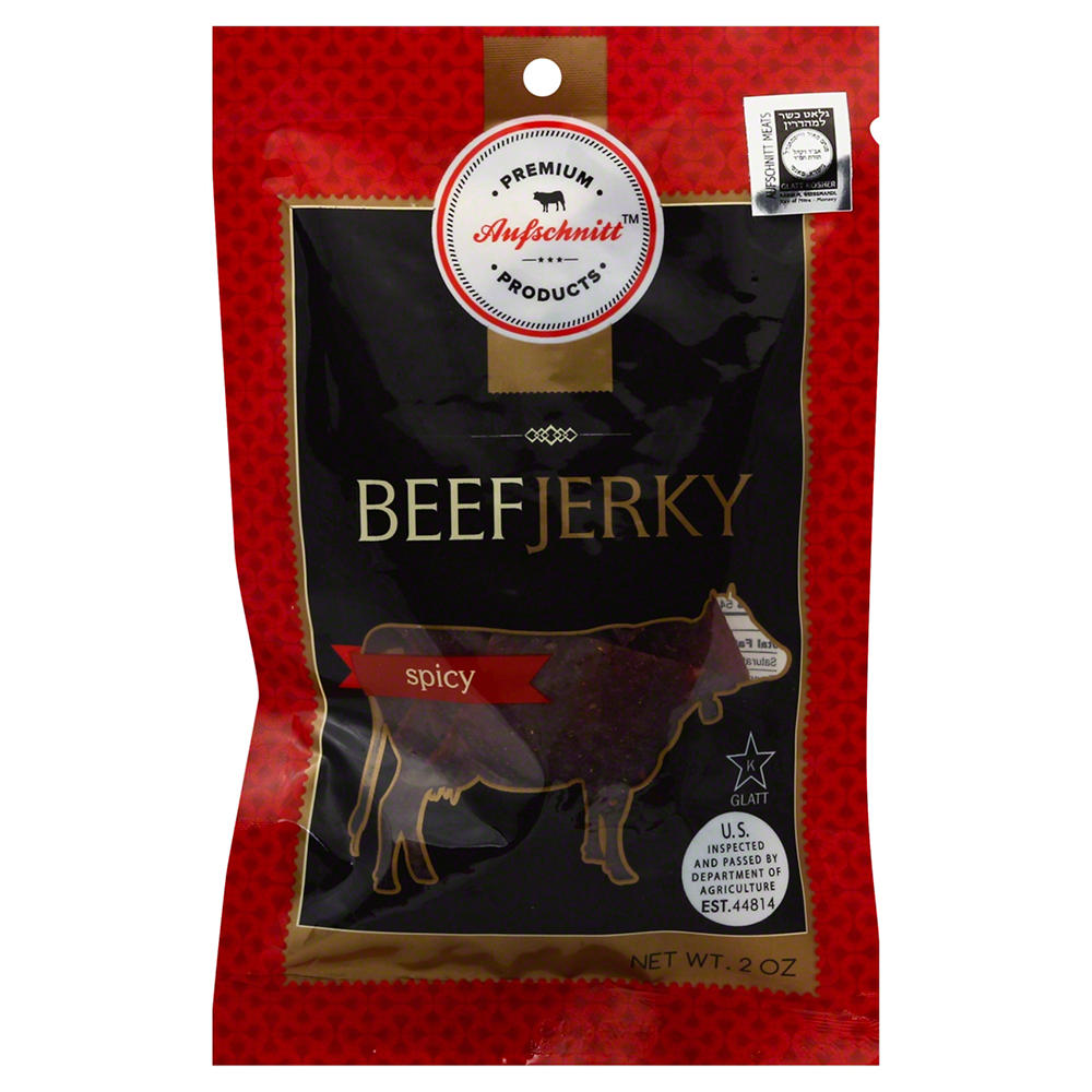 Aufschnitt Kosher Spicy Beef Jerky, 2 oz