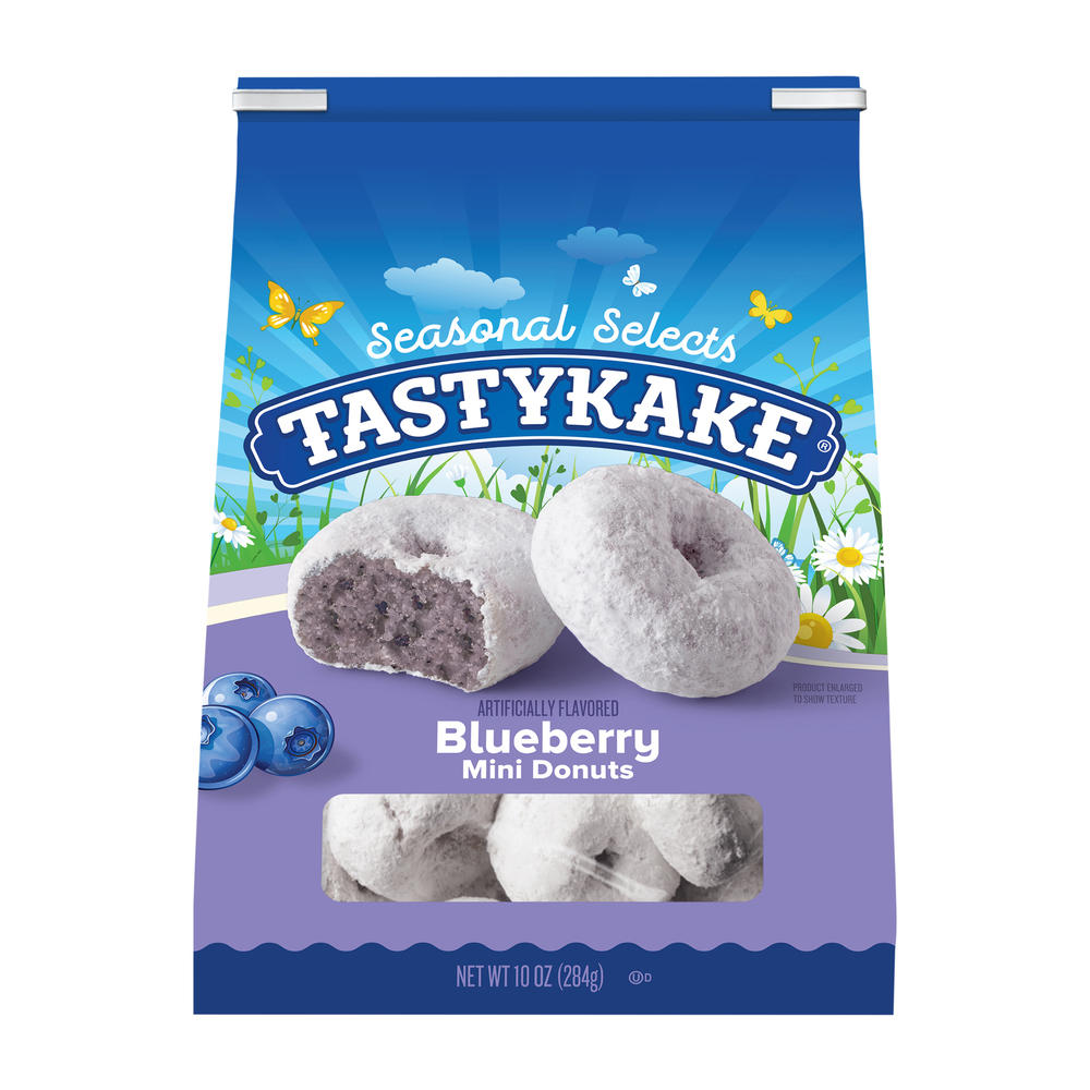 Tastykake Blueberry Powered Mini Donuts, 10 oz