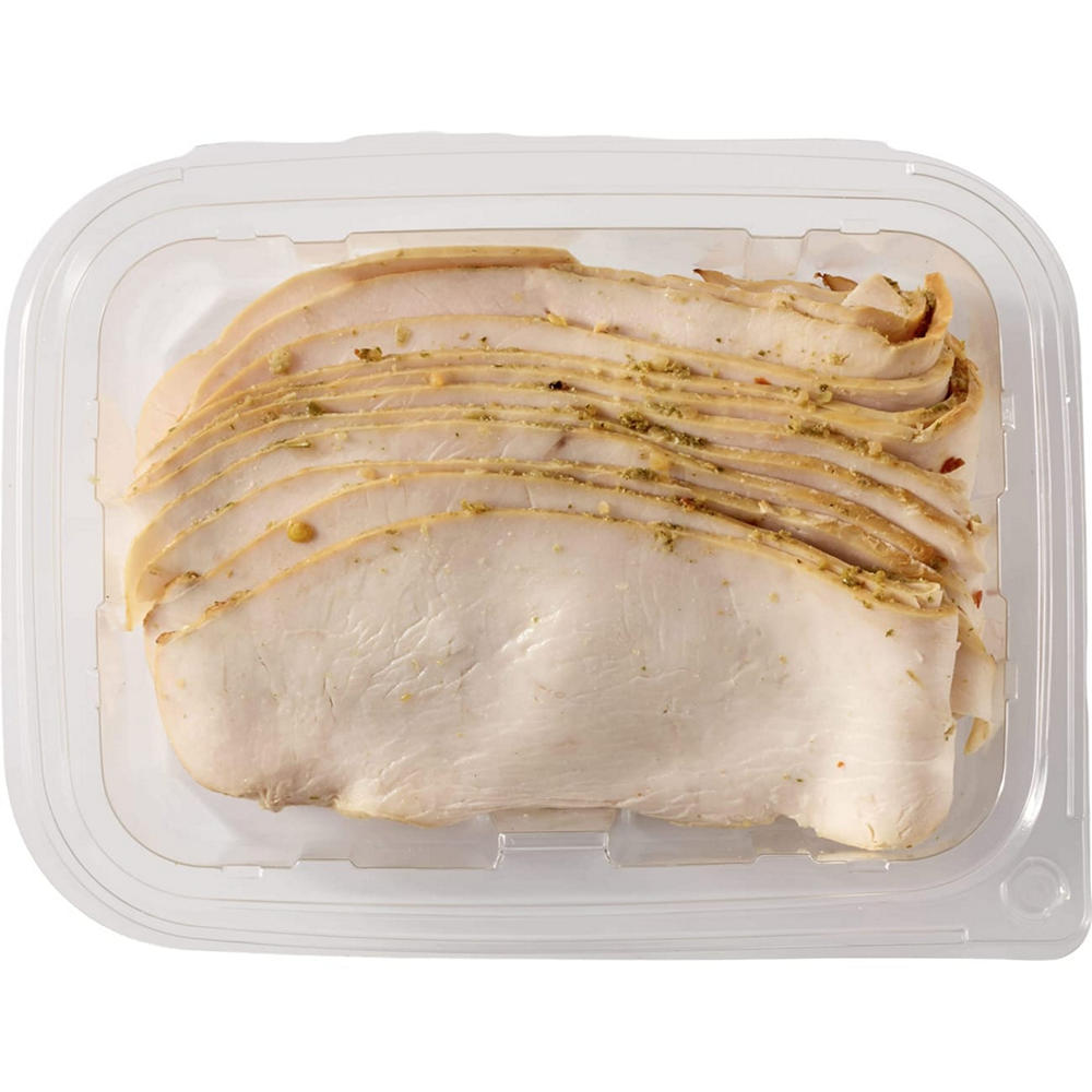 H-E-B Natural In-House Roasted Hatch Chile Turkey Breast, Sandwich Sliced, Avg. 0.75 lb