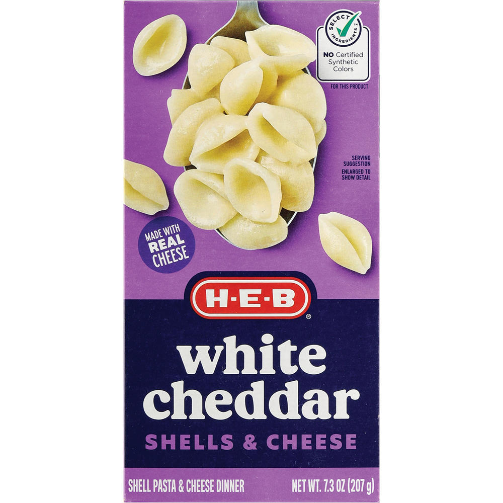 H-E-B White Cheddar Macaroni & Cheese, 7.3 oz