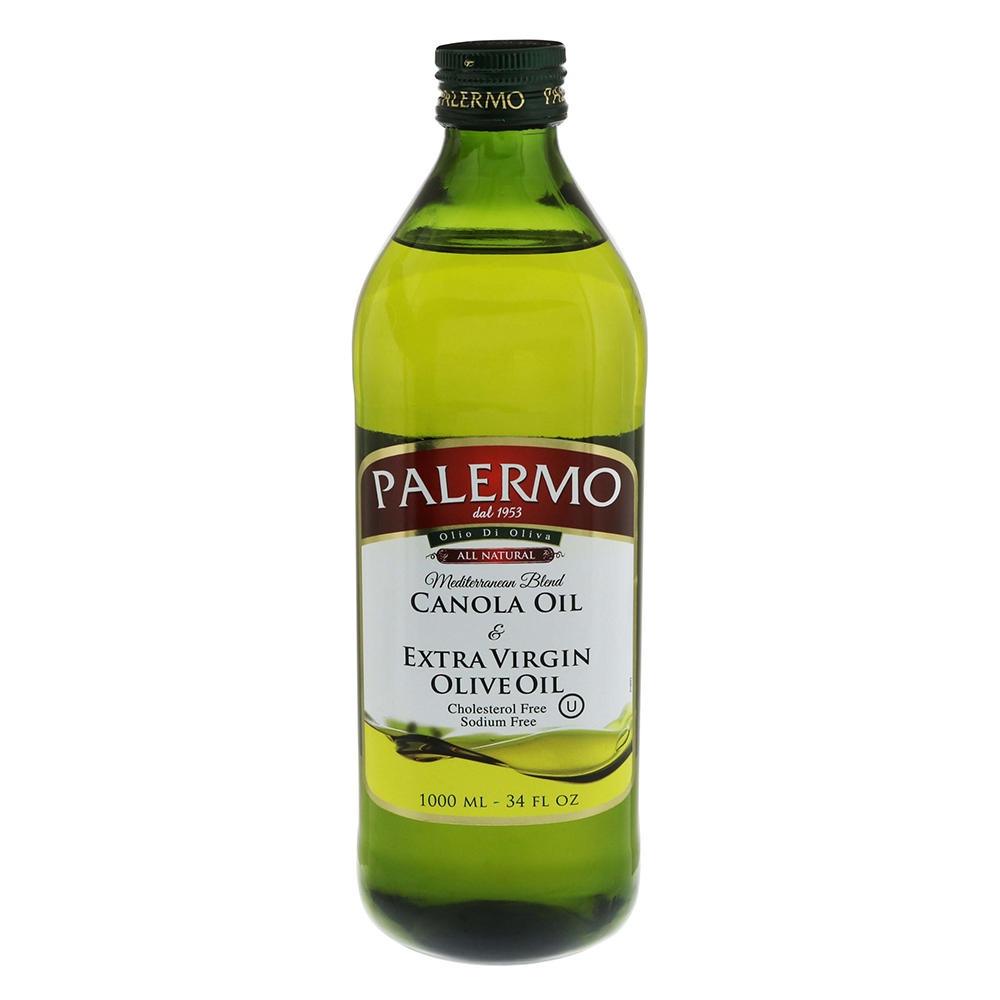 Palermo Mediterranean Blend Canola Oil & Extra Virgin Olive Oil, 34 oz