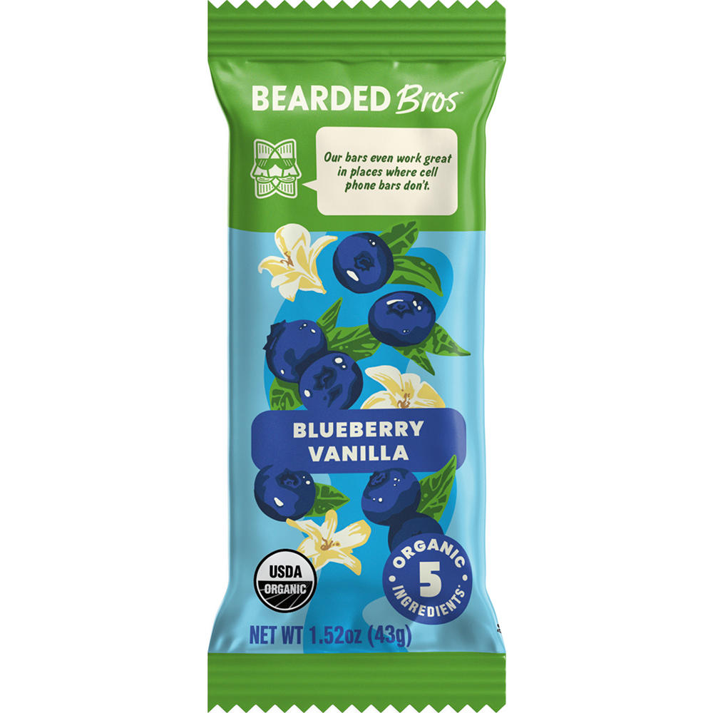 Bearded Brothers Blueberry Vanilla Food Bar, 1.52 oz
