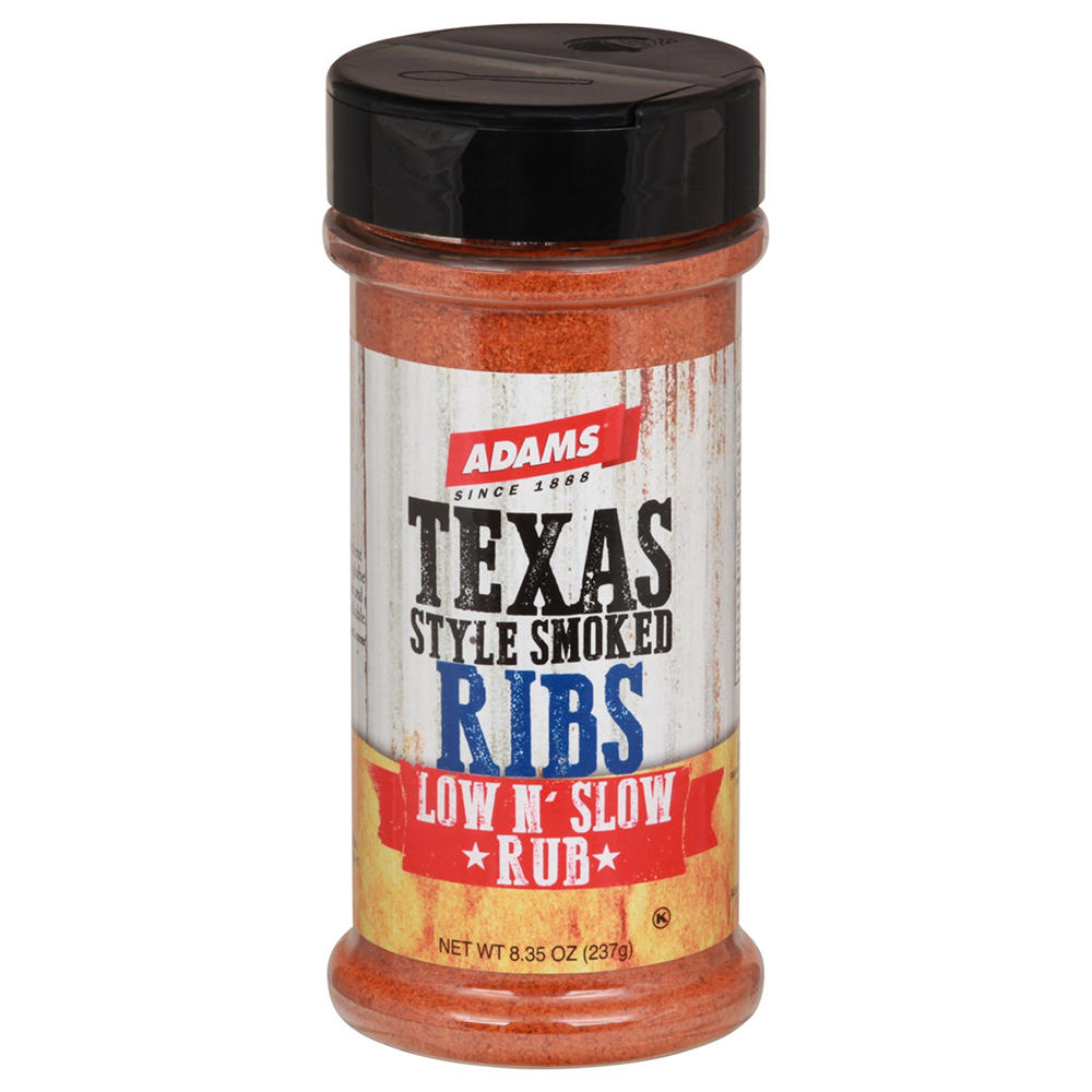 Adams Texas Style Smoked Ribs Rub, 8.35 oz
