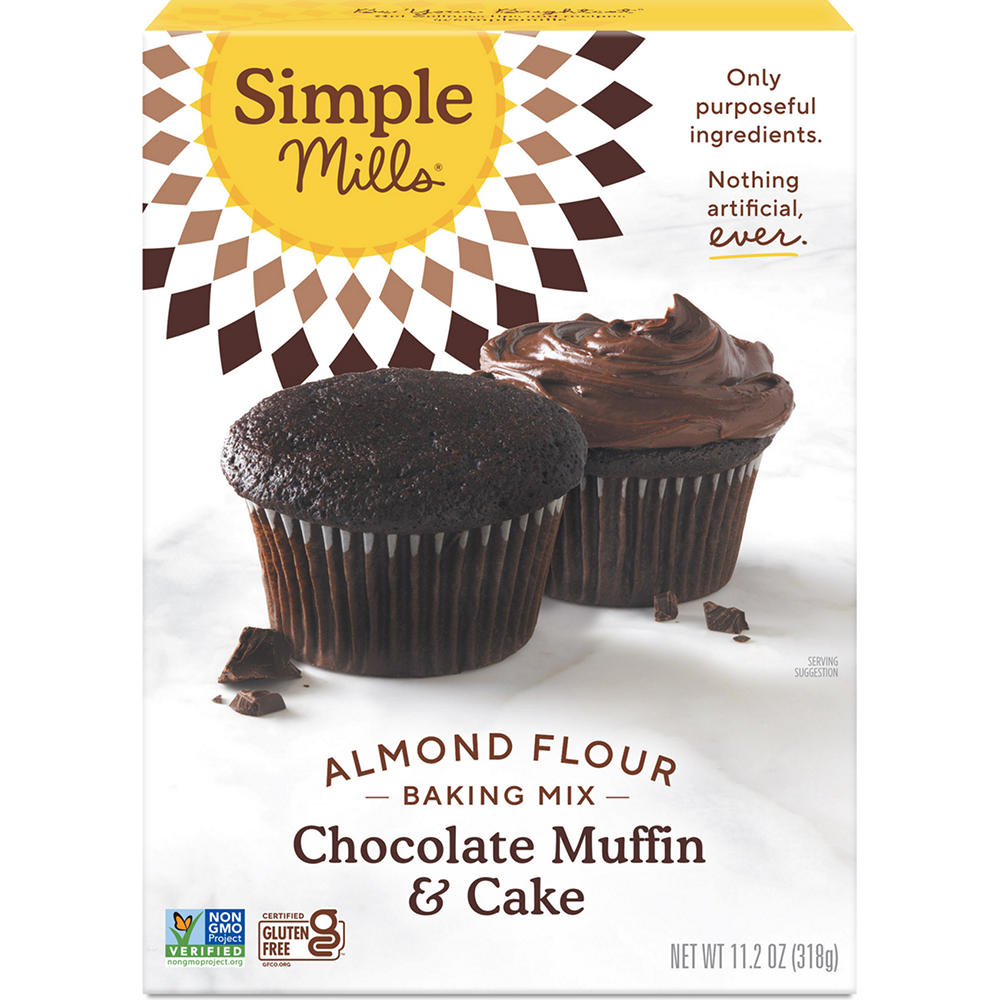 Simple Mills Almond Flour Chocolate Muffin & Cake Baking Mix, 11.2 oz