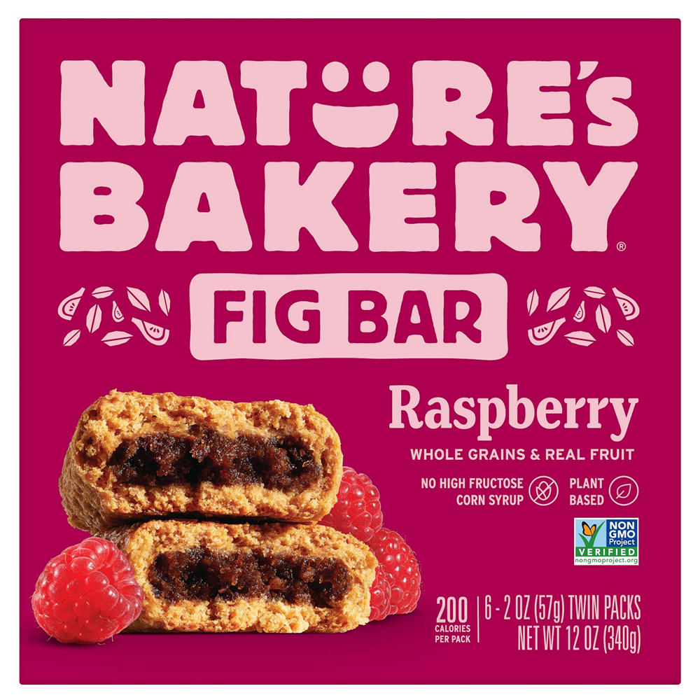 Nature's Bakery Fig Bars - Raspberry, 6 ct