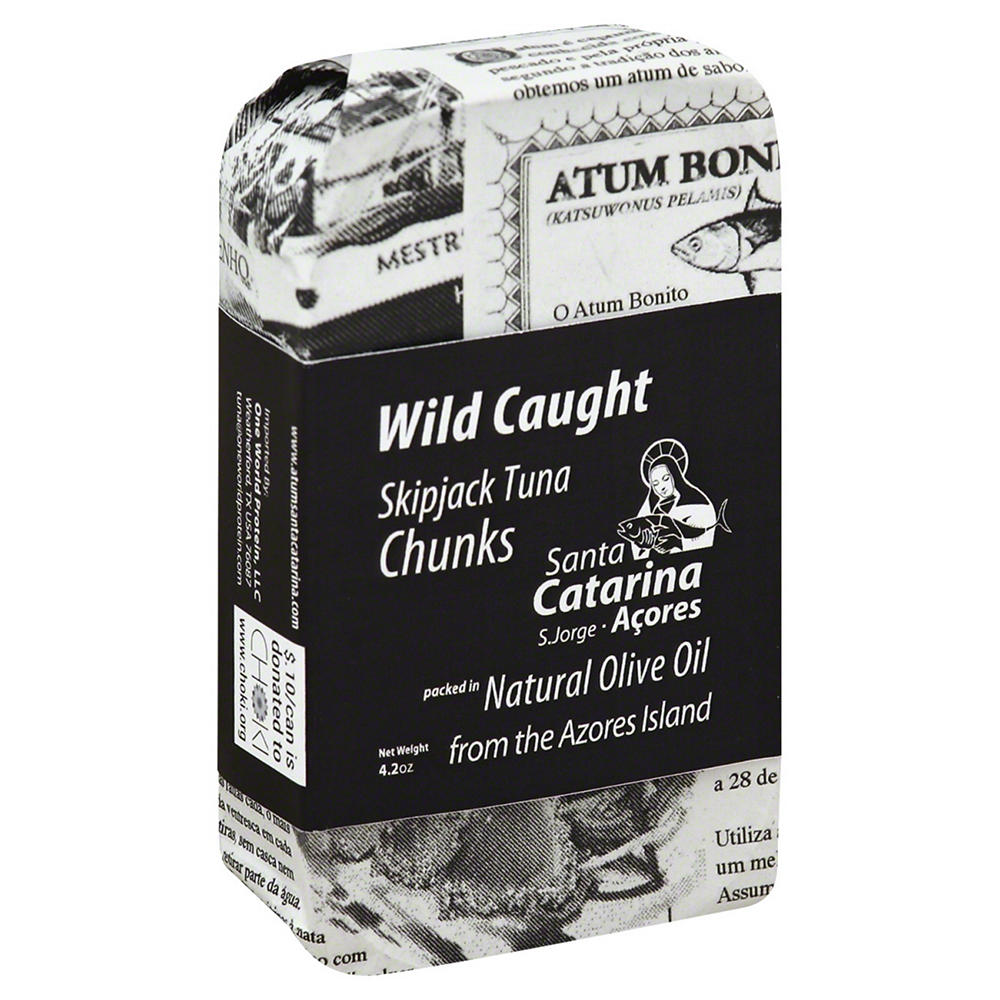Santa Catarina Tuna Chunks in Natural Olive Oil, 4.2 oz