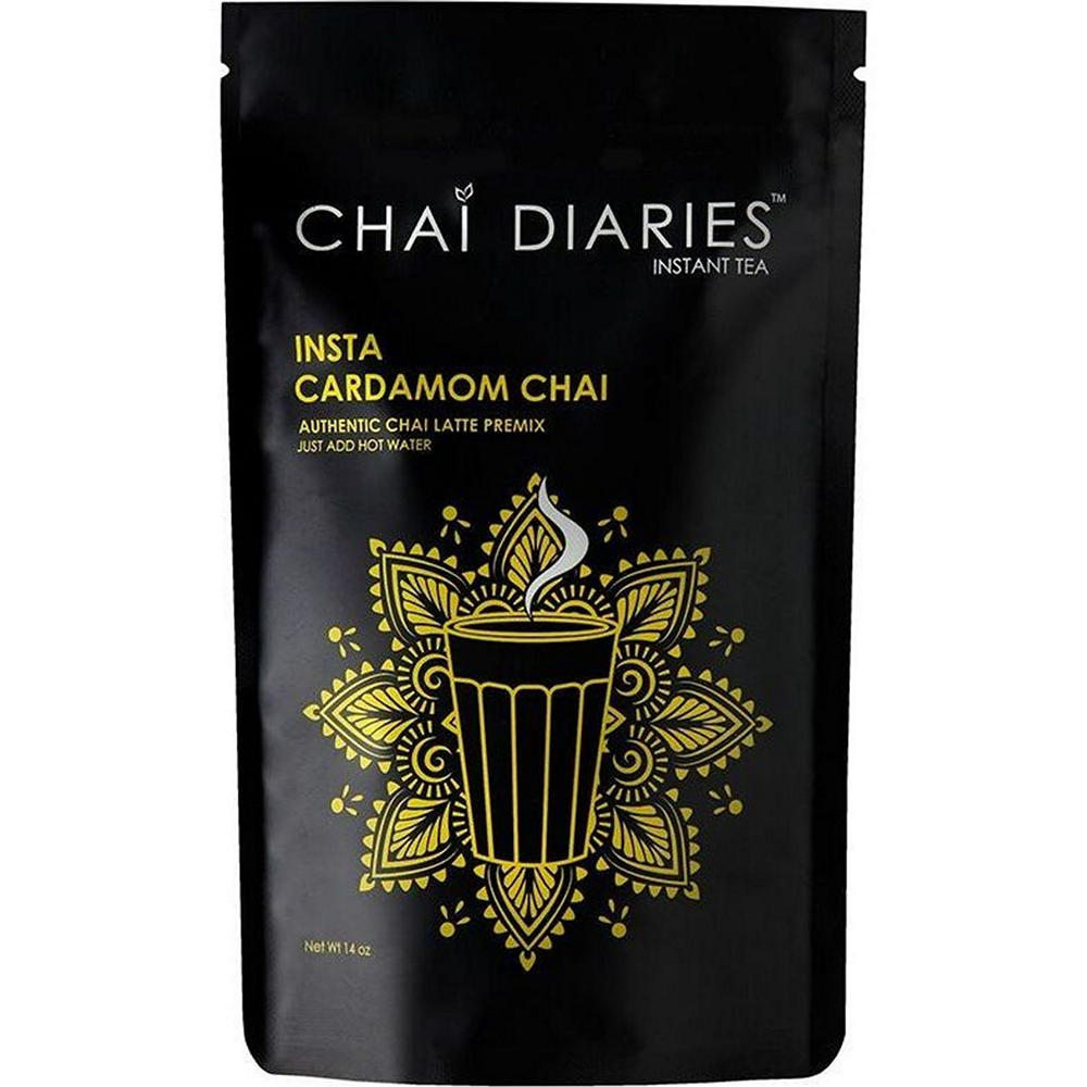 Chai Diaries Instant Cardamom Chai Latte Tea Mix, 14 oz