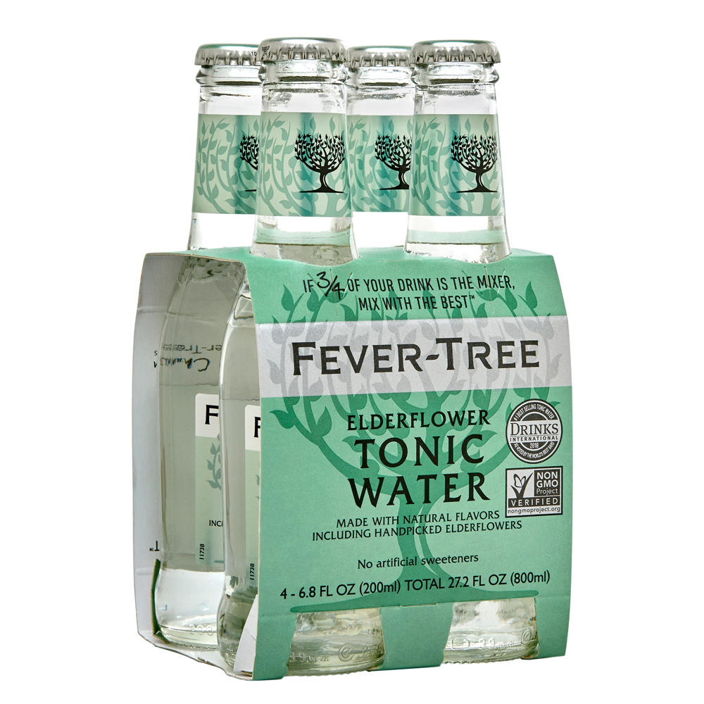 Fever-Tree Elderflower Tonic Water 4 pk Bottles, 6.8 oz