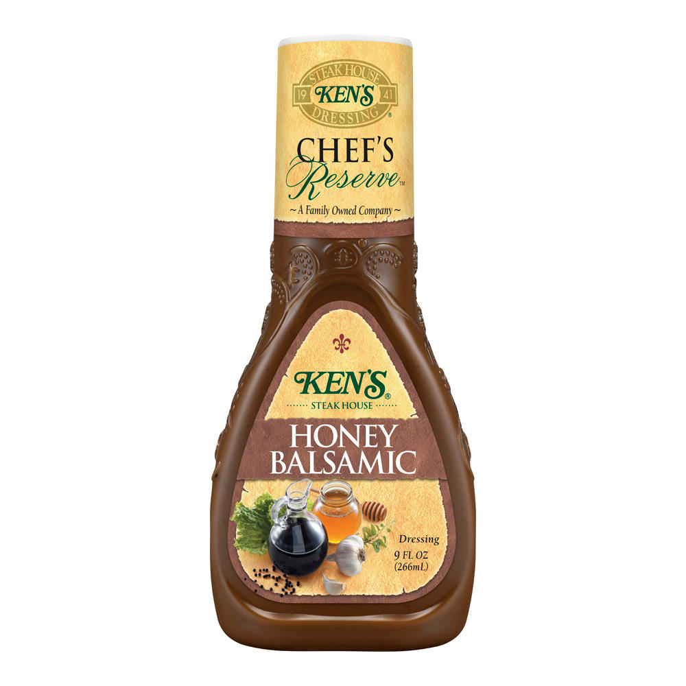 Ken's Steak House Chef's Reserve Honey Balsamic Dressing, 9 oz