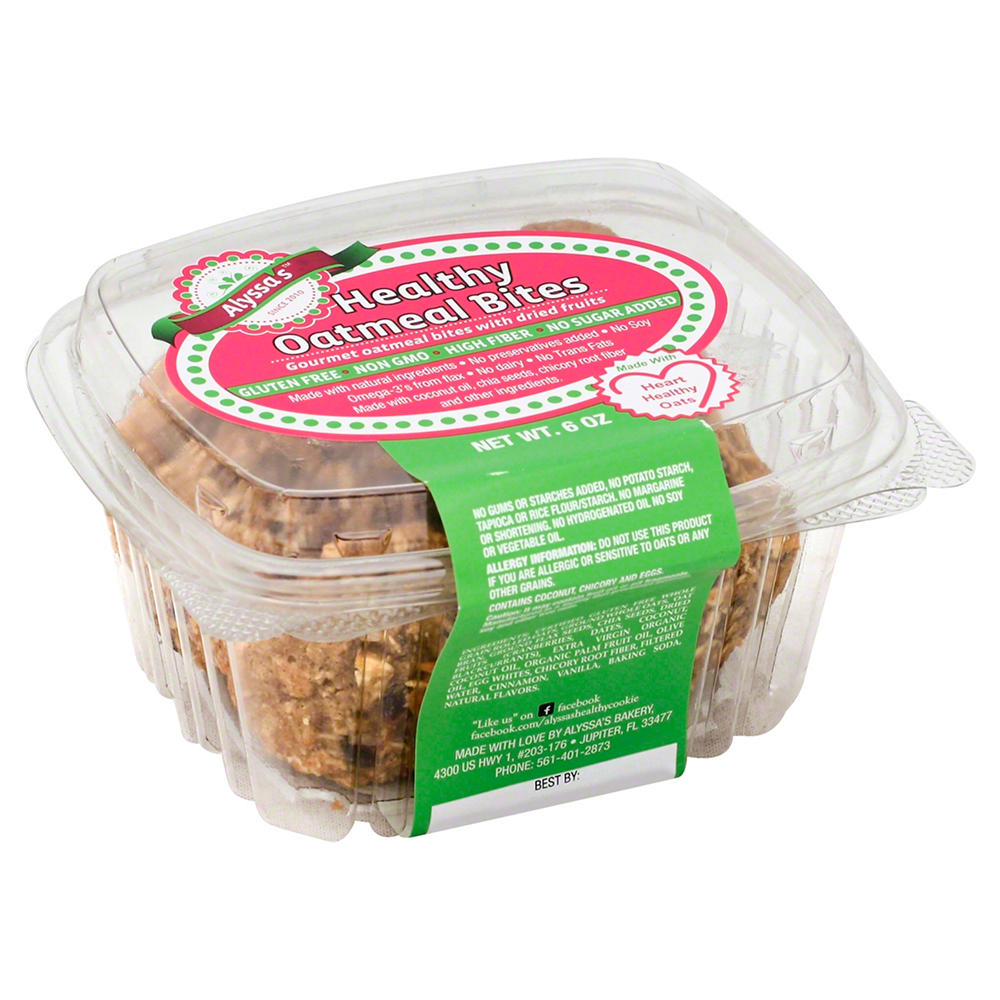 Alyssa's Healthy Oatmeal Bites, 6 oz