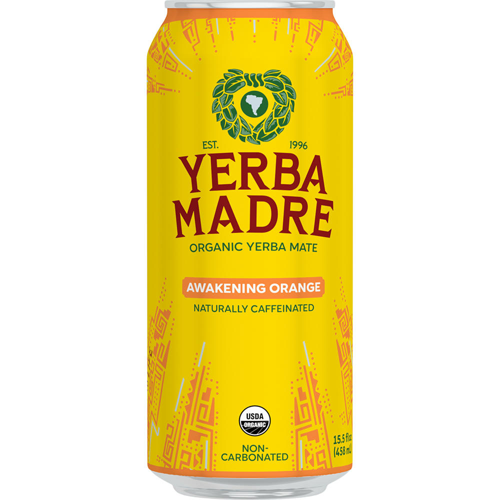 Yerba Madre Organic Yerba Mate - Awakening Orange, 15.5 oz