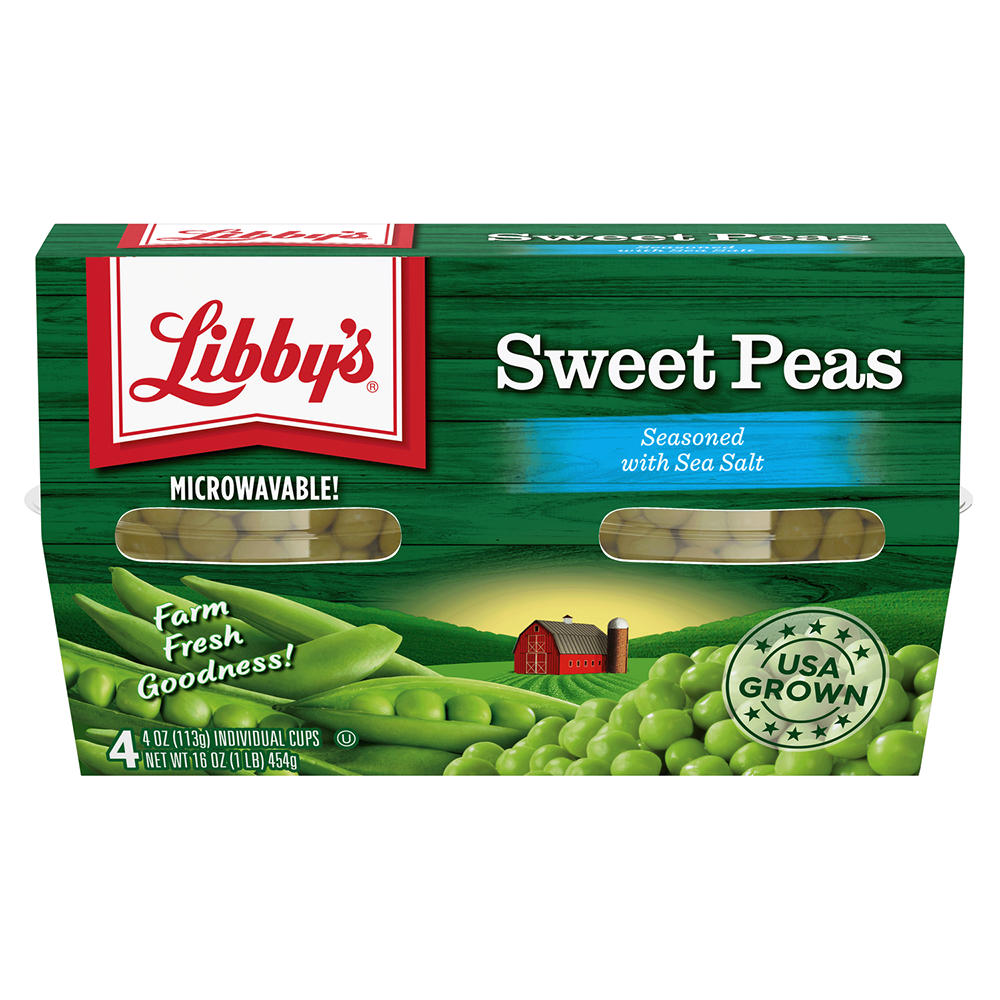 Libby's Sweet Peas Cup, 4 oz