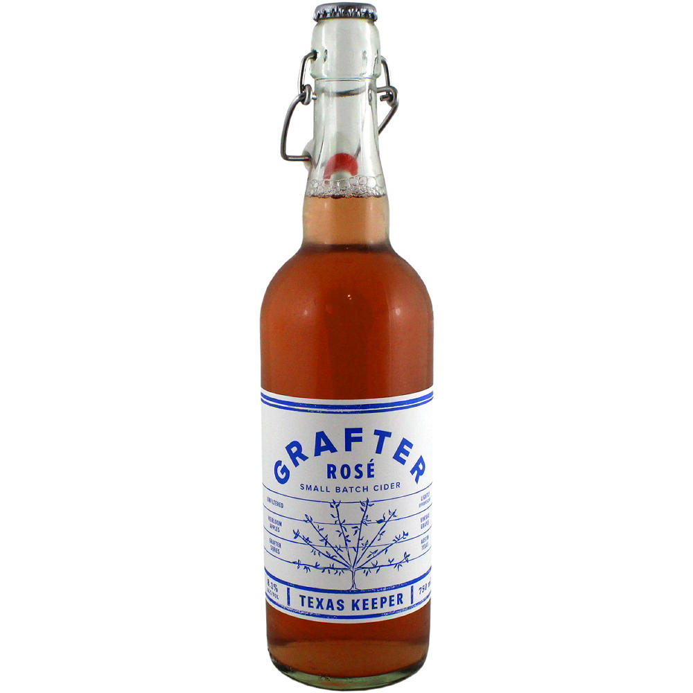 Texas Keeper Grafter Rose Ciider, 750 mL