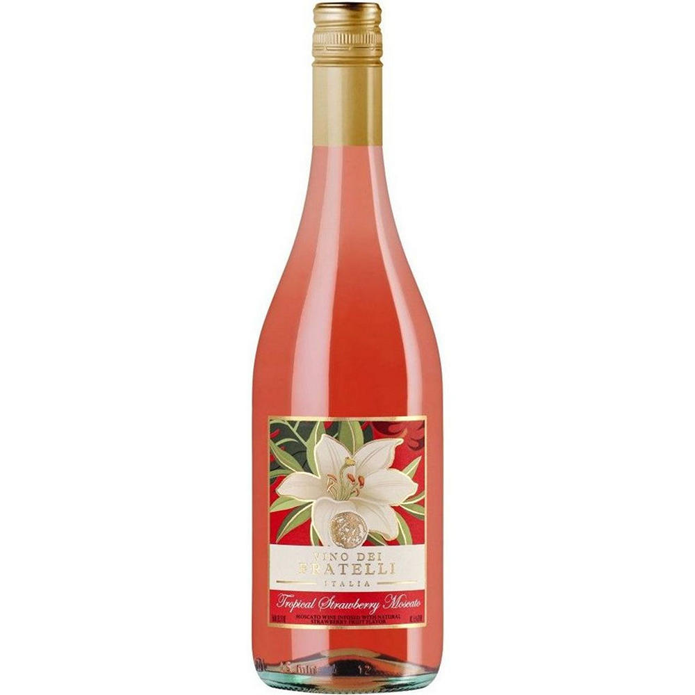 Fratelli Tropical Strawberry Moscato Italy Fruit Wine, 750 mL