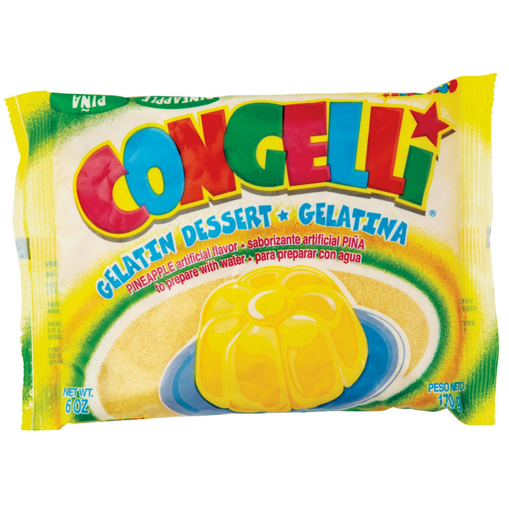Congelli Pineapple Gelatin Dessert, 6 oz