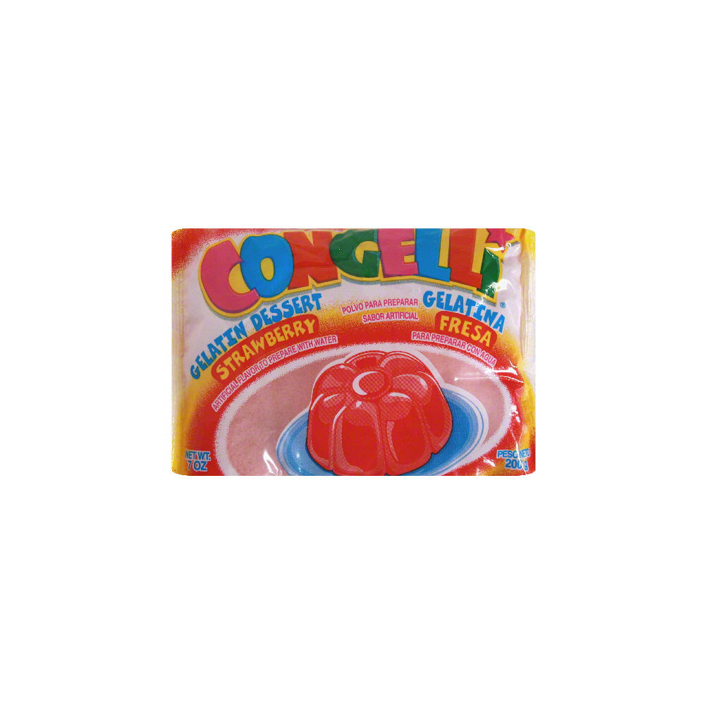 Congelli Strawberry Gelatin Dessert, 6 oz