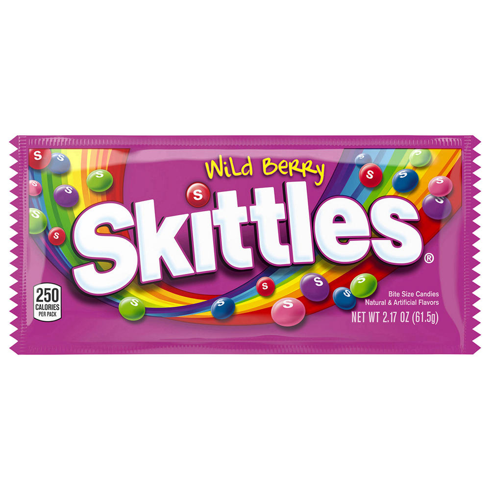 Skittles Wild Berry Chewy Candy, 2.17 oz