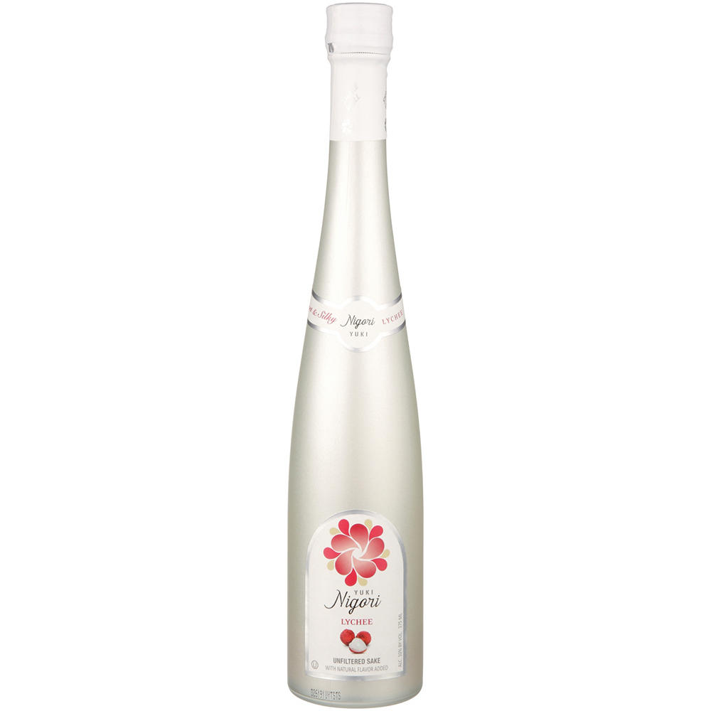 YUKI Nigori Lychee Sake, Half-Bottle 375 mL