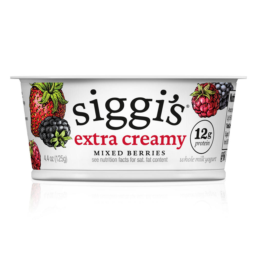 Siggi's 4% Strained Whole Milk Skyr Yogurt - Mixed Berries, 4.4 oz