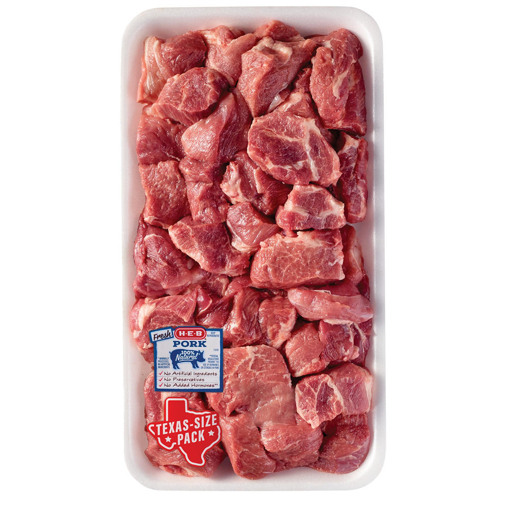 H-E-B Boneless Pork for Carnitas - Texas-Size Pack, Avg. 3.99 lbs