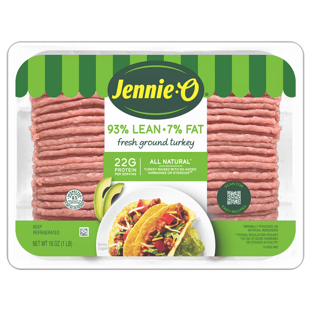 Jennie-O Ground Turkey, 93% Lean, 16 oz