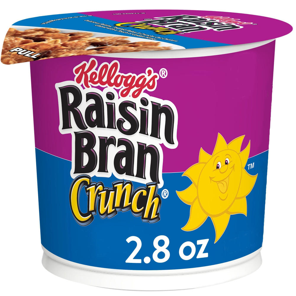 Kellogg's Raisin Bran Crunch Cereal Cup, 2.8 oz