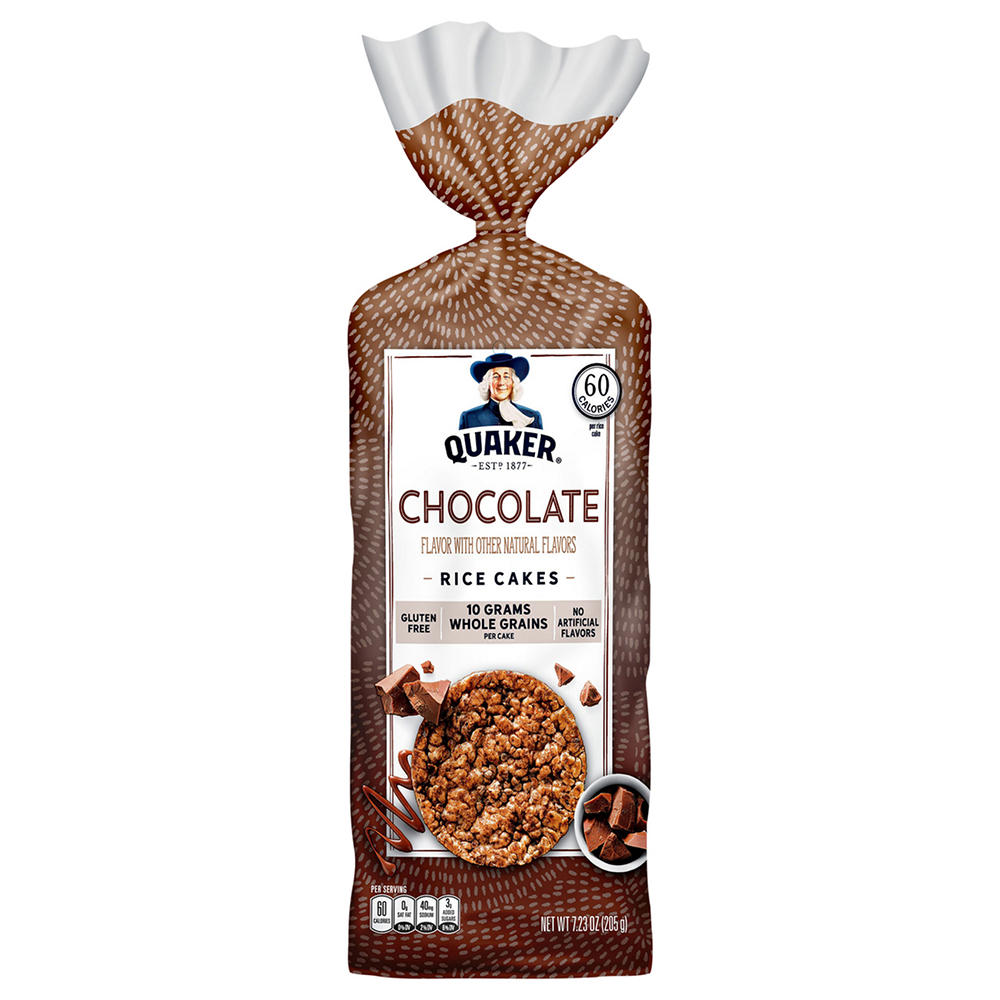 Quaker Chocolate Rice Cakes, 7.23 oz