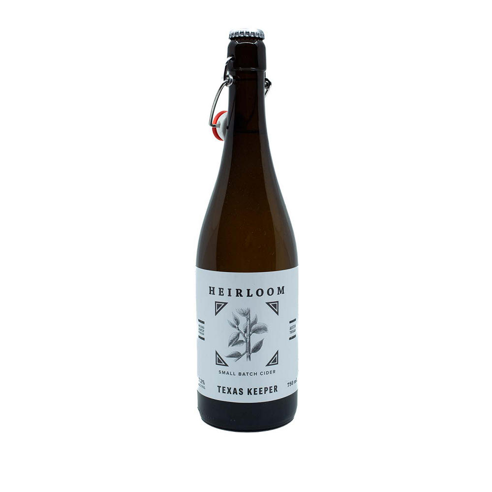 Texas Keeper Heirloom Small Batch Cider, 750 mL