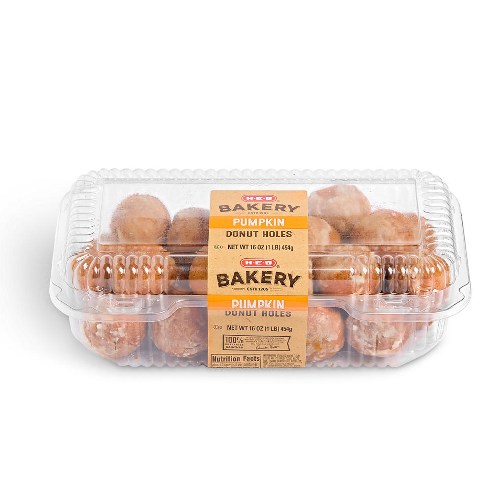 H-E-B Pumpkin Donut Holes, 16 oz