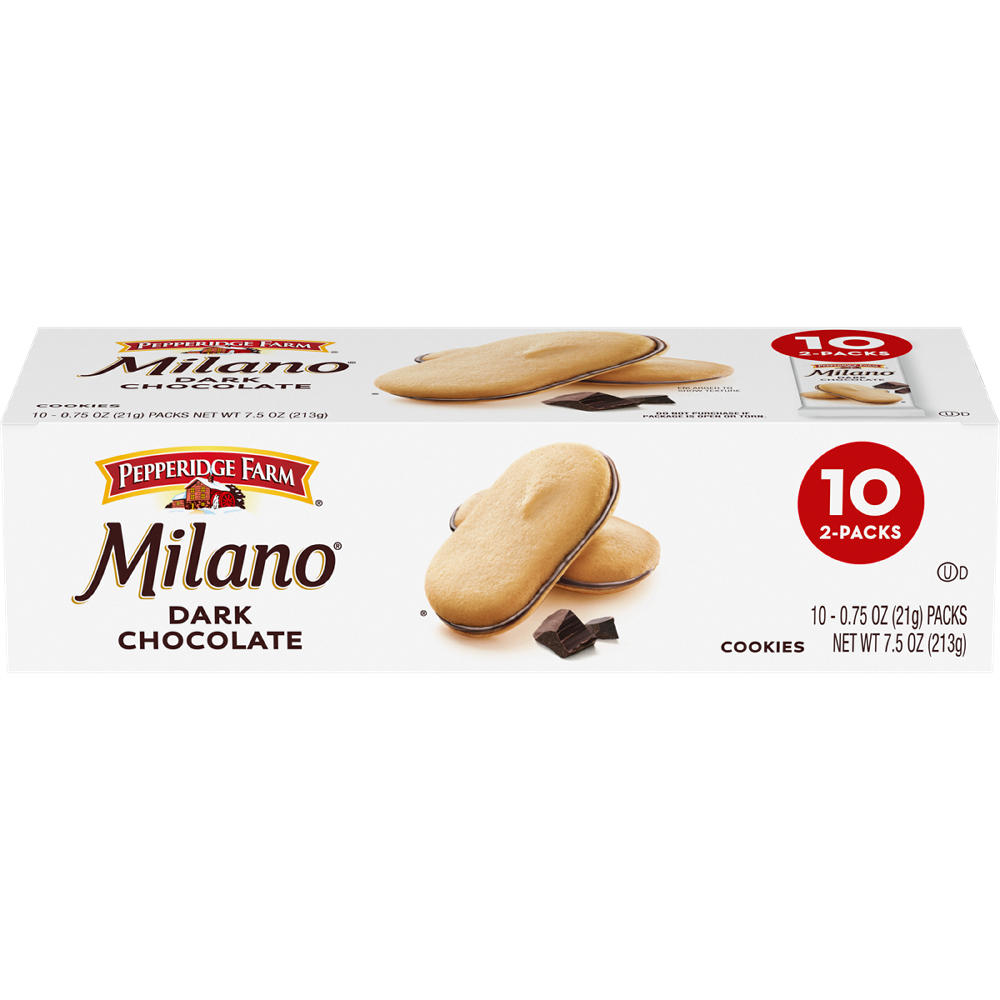 Pepperidge Farm Milano Dark Chocolate Cookies, 10 ct