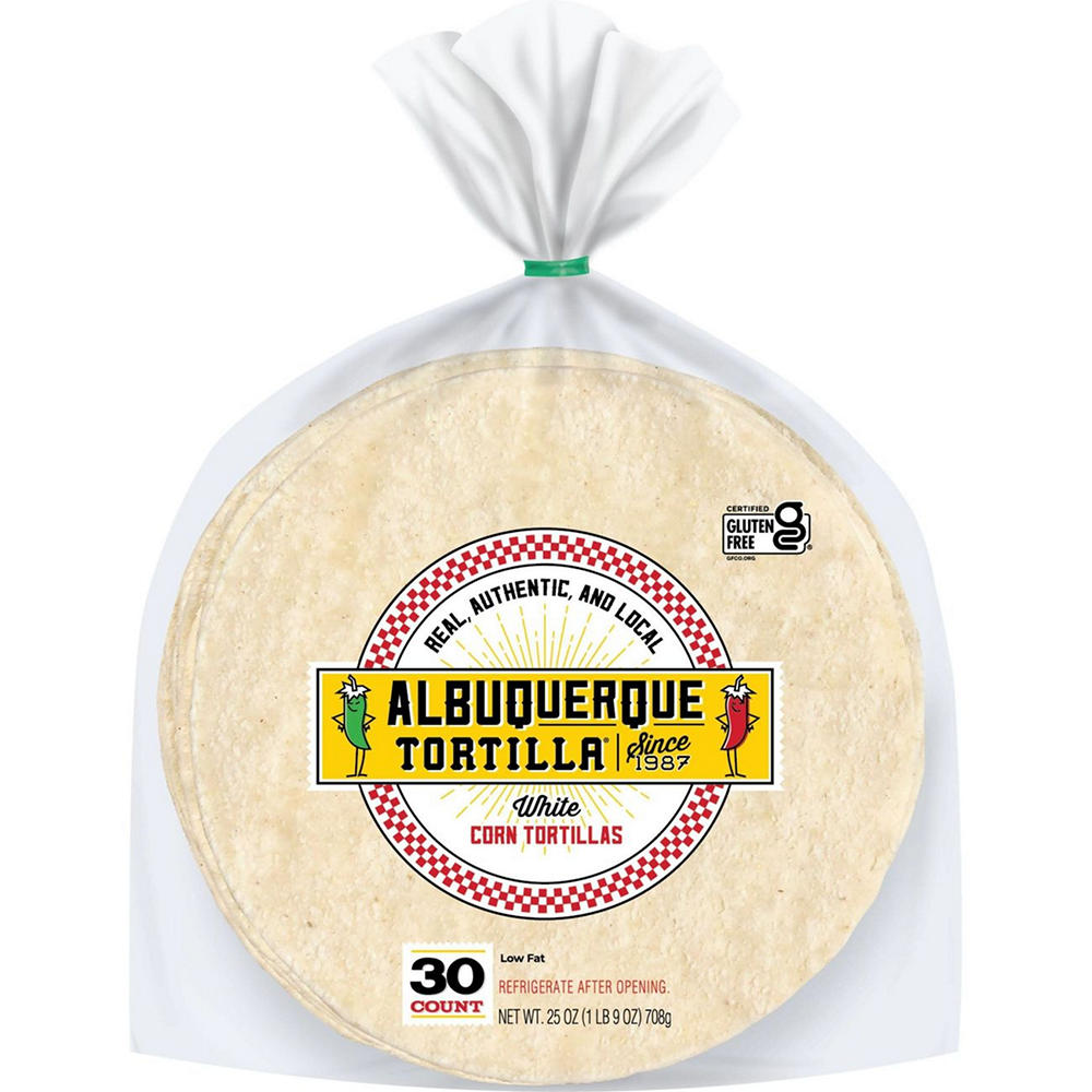Albuquerque Tortilla White Corn Tortillas, 30 ct