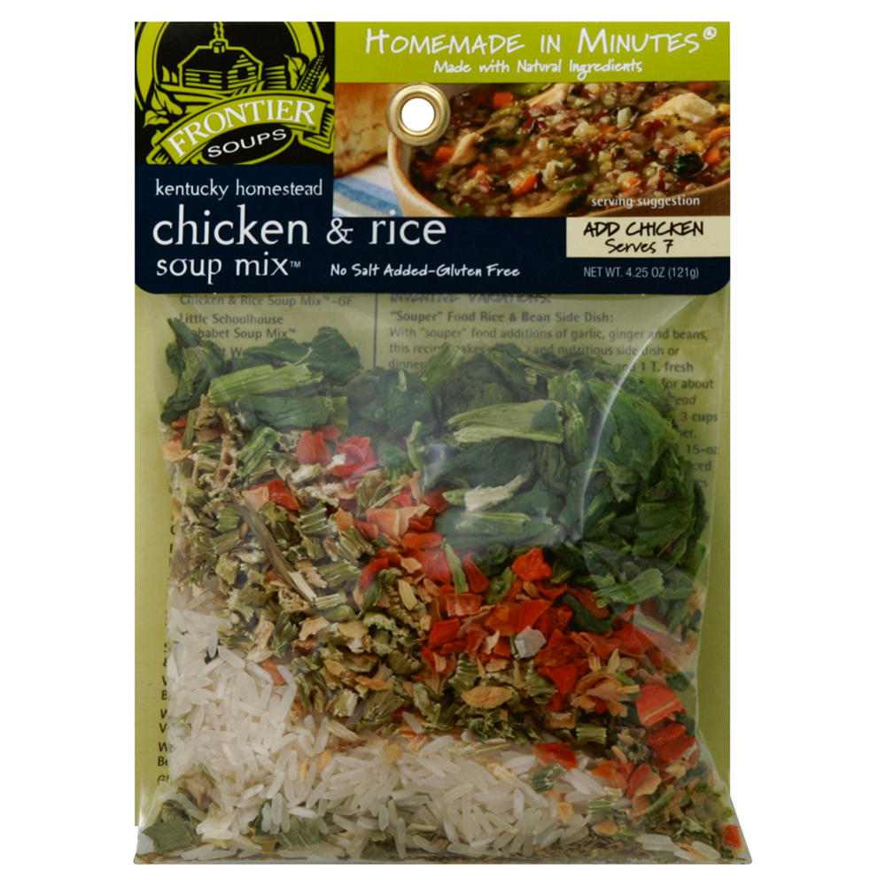 Frontier Soups Soups Chicken & Rice Soup Mix, 4.25 oz