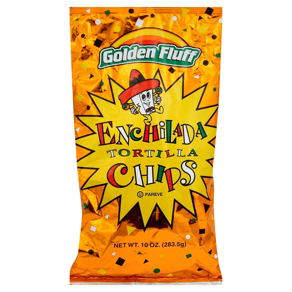 Golden Fluff Kosher Enchilada Tortilla Chips, 10 oz