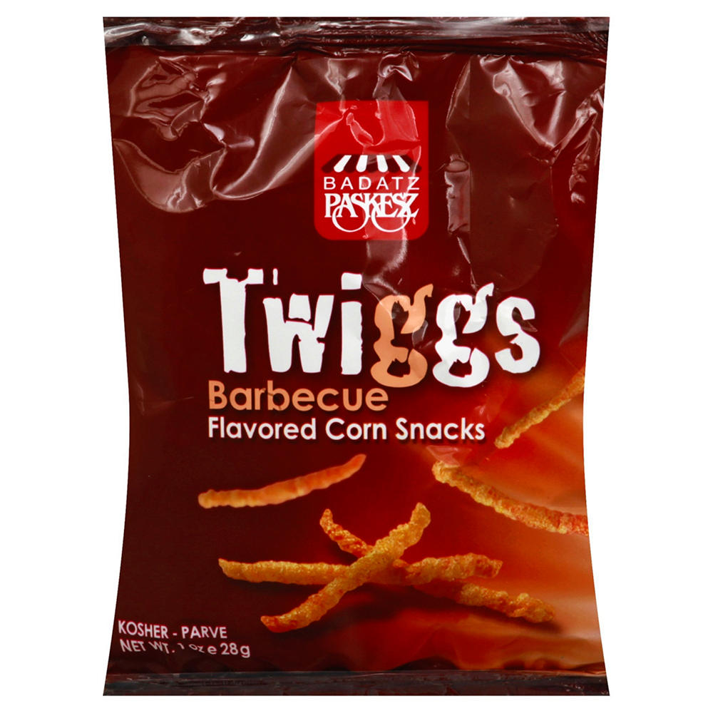 Paskesz Kosher Twiggs Barbecue Corn Snacks, 1 oz