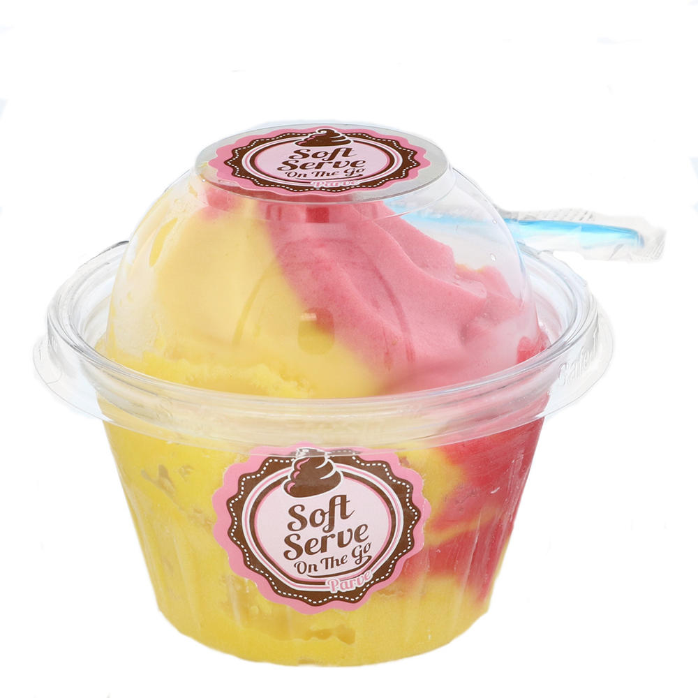 Klein's Kosher Soft Serve Strawberry Mango Sorbet, 8 oz