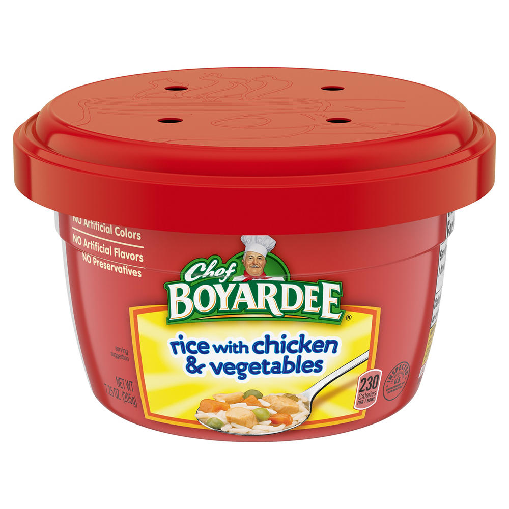 Chef Boyardee Rice with Chicken & Vegetables, 7.25 oz