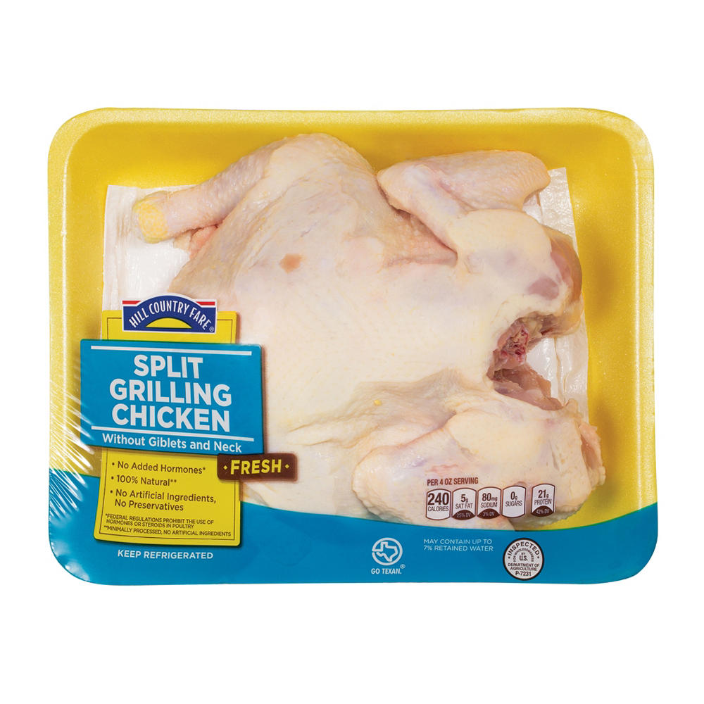 Hill Country Fare Split Grilling Chicken, Avg. 2.8 lbs