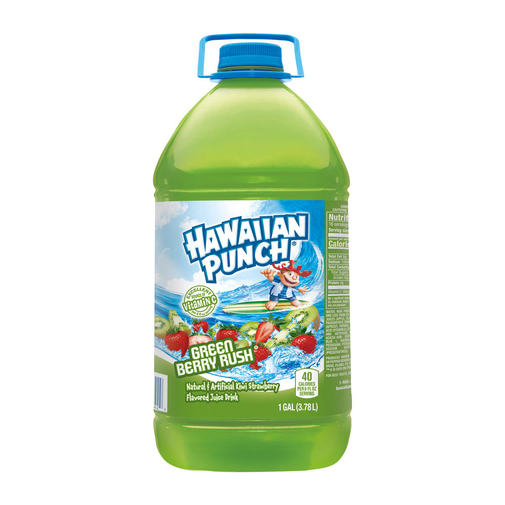 Hawaiian Punch Green Berry Rush, 1 gal