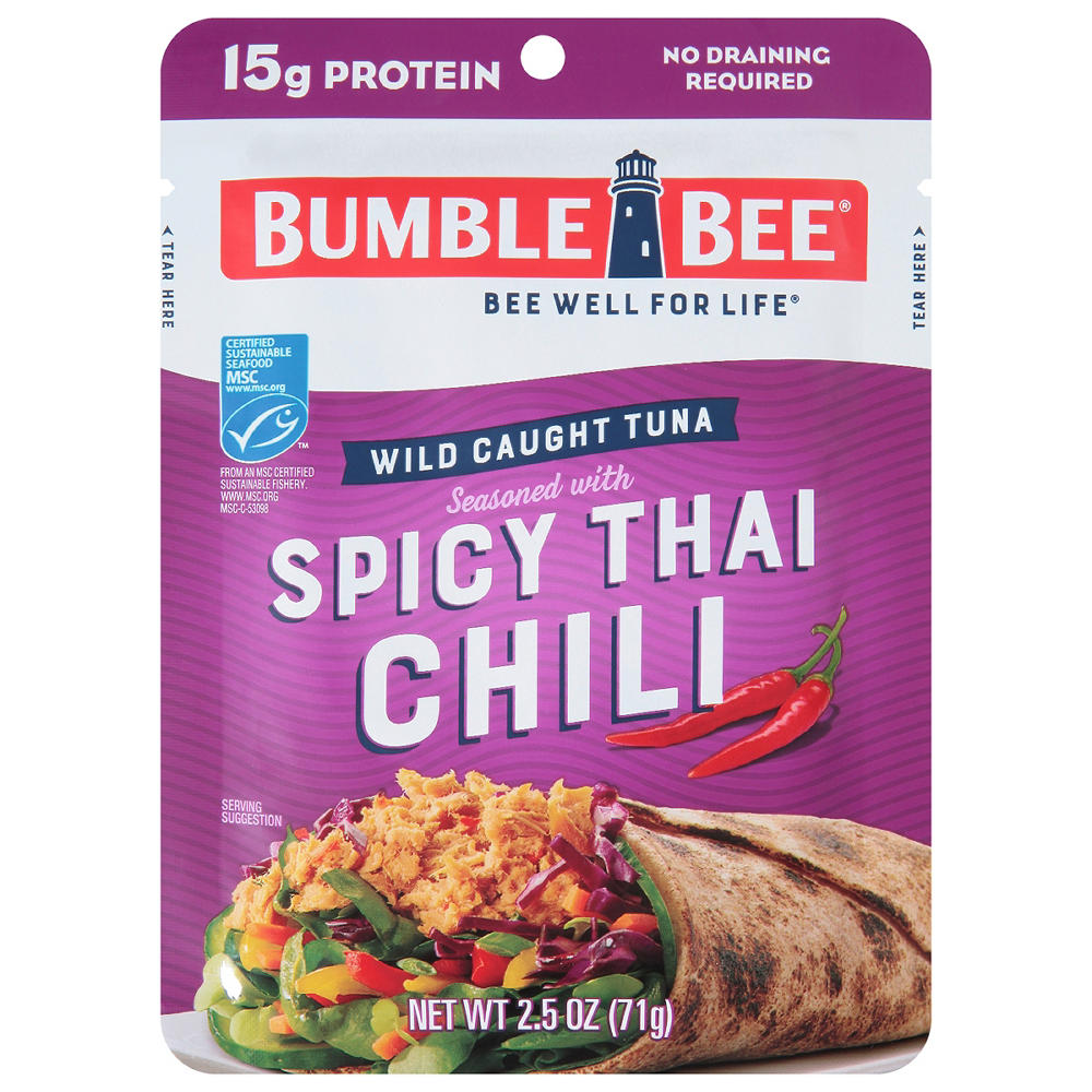 Bumble Bee Spicy Thai Chili Seasoned Tuna Pouch, 2.5 oz