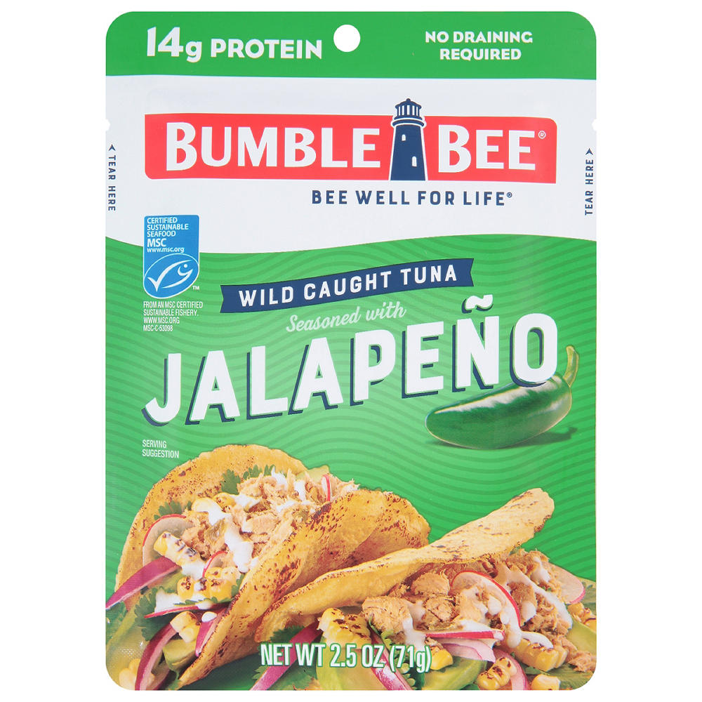 Bumble Bee Jalapeno Seasoned Tuna Pouch, 2.5 oz