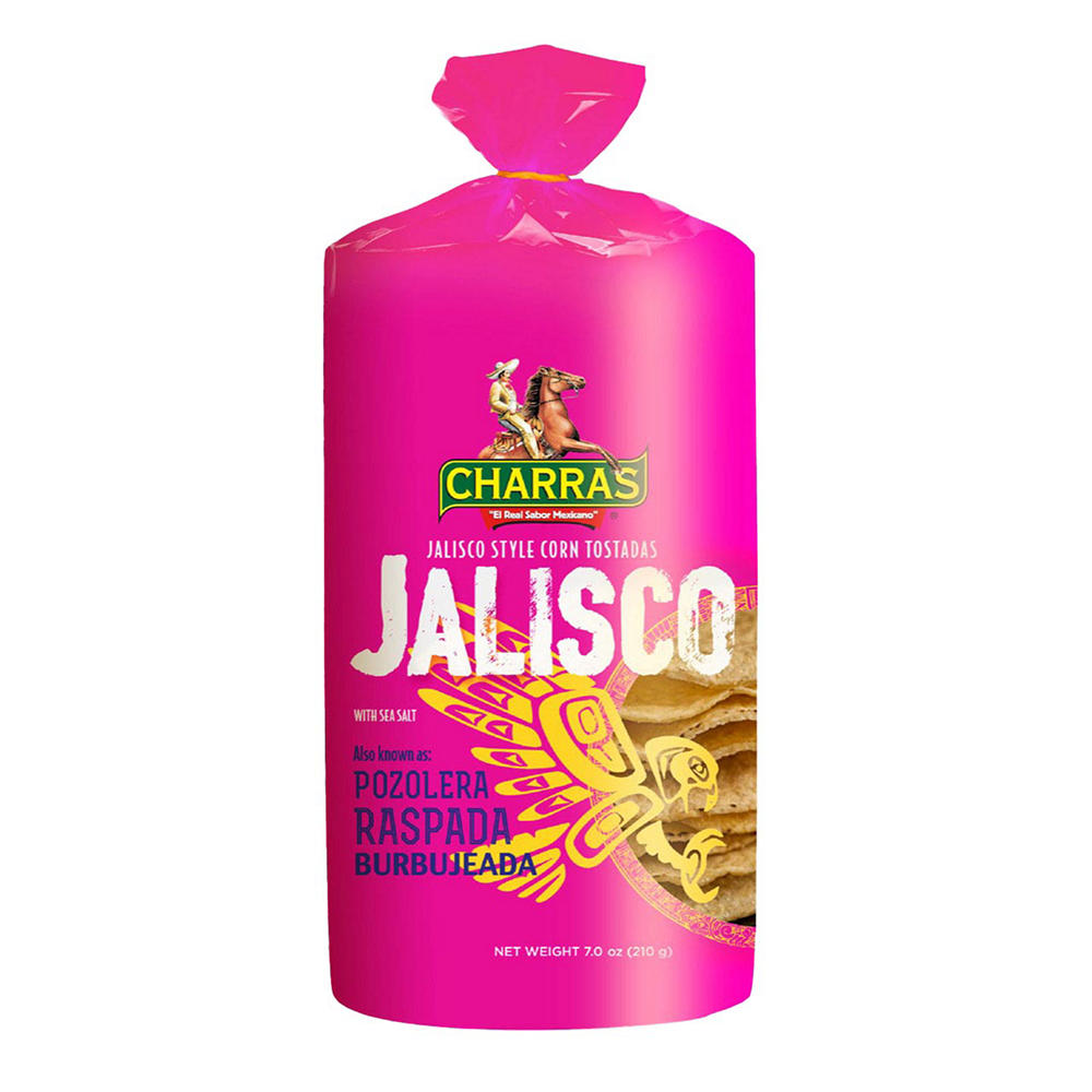 Charras Jalisco Style Corn Tostadas, 7 oz