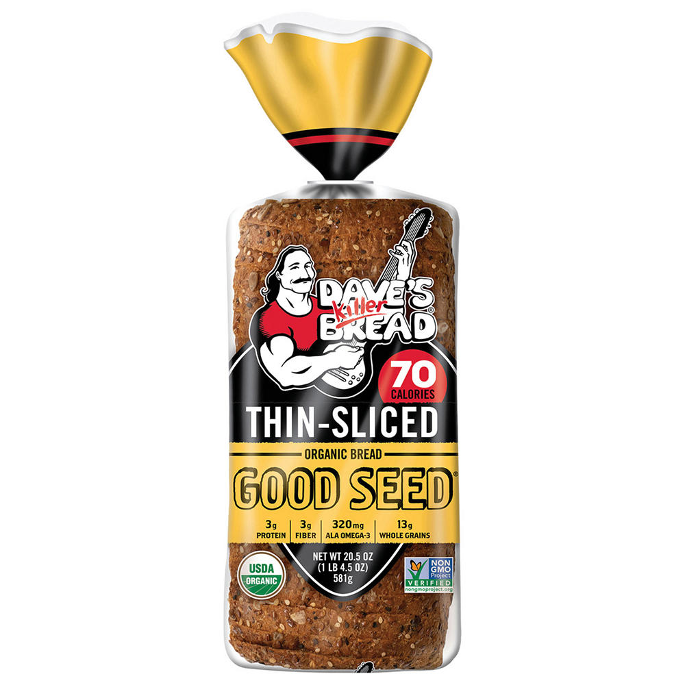 Dave's Killer Bread Thin Sliced Good Seed Organic Sliced Bread, 20.5 oz