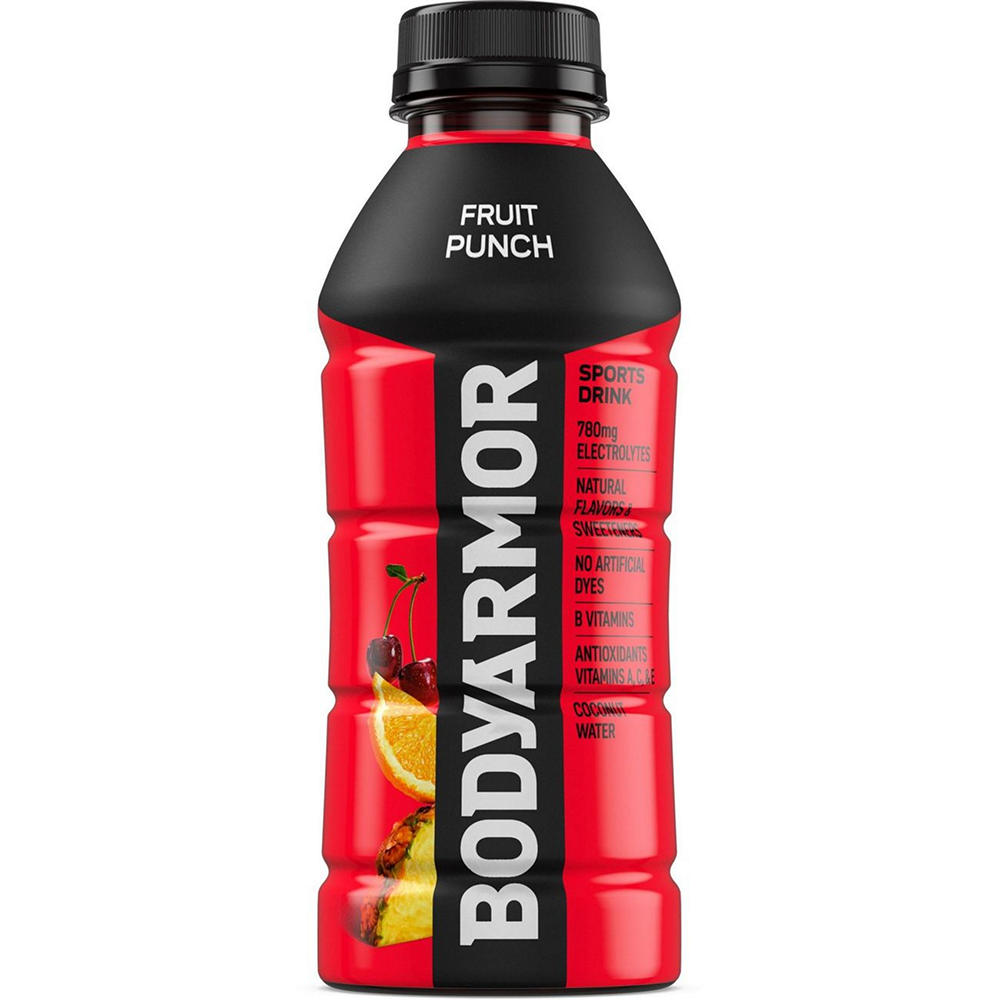 BODYARMOR Fruit Punch Electrolyte Sports Drink, 16 oz