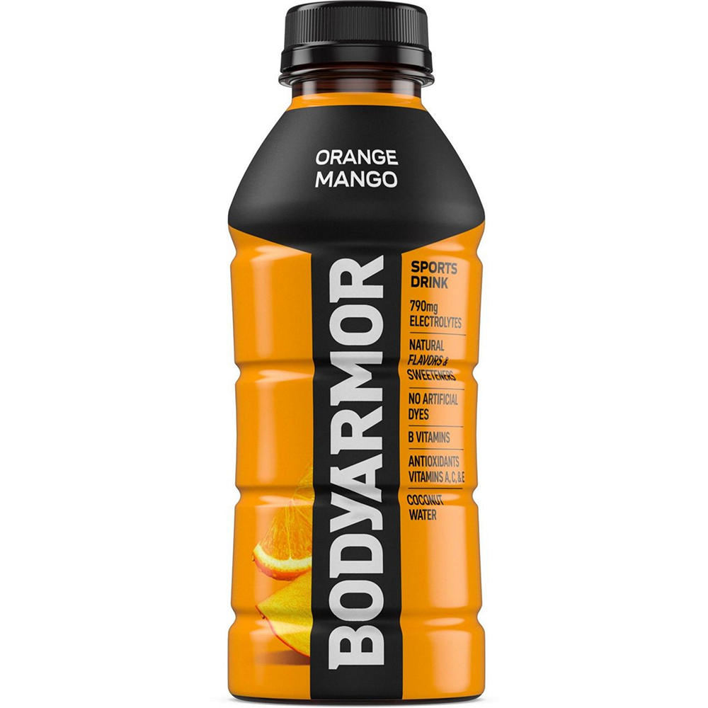 BODYARMOR Orange Mango Electrolyte Sports Drink, 16 oz